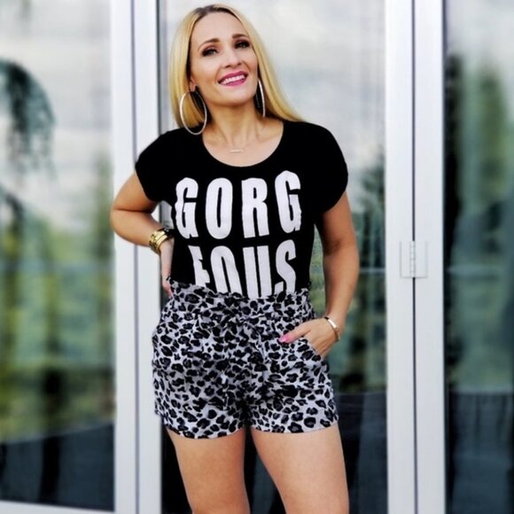 Leopard Print Shorts - Picture 4 of 4